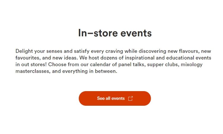 Brand voice guidelines: Whole Foods Market's in-store events